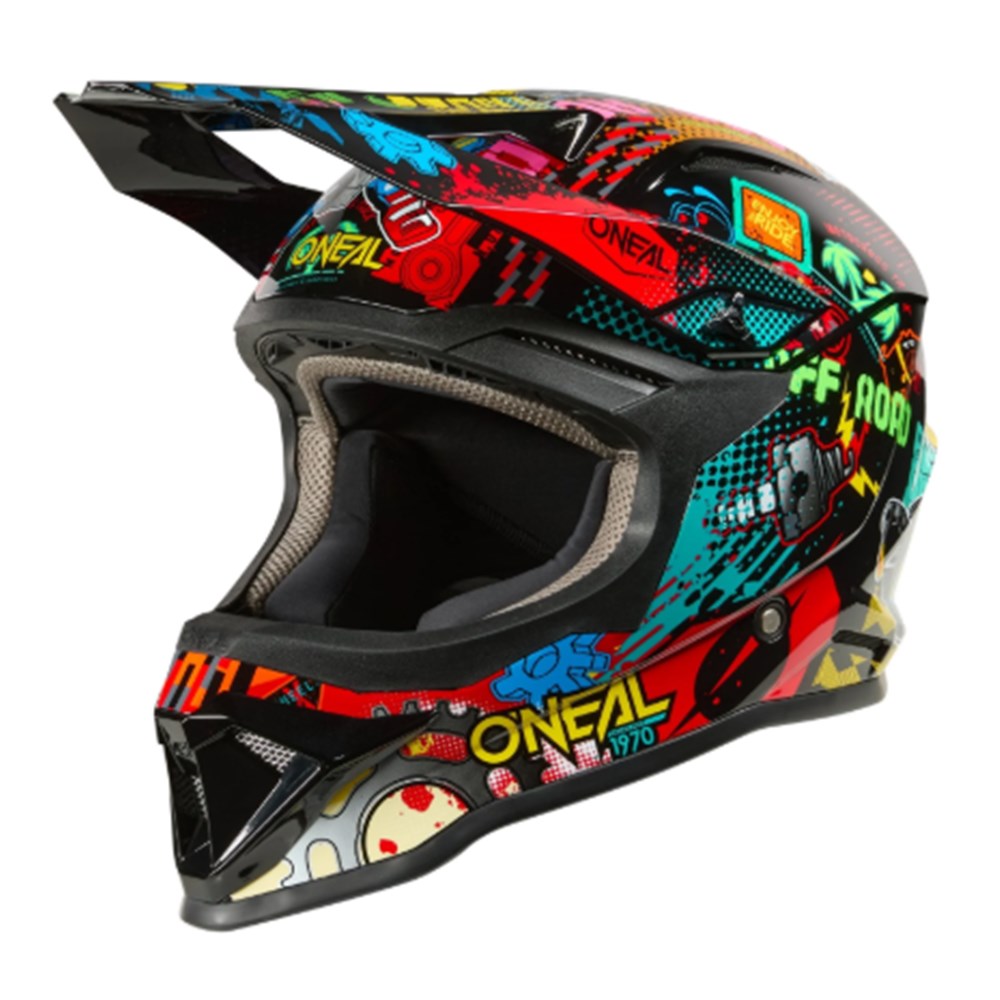 ONEAL 26 1SRS YOUTH HELMET VIBRANT - MULTI (MD) [SPC01]