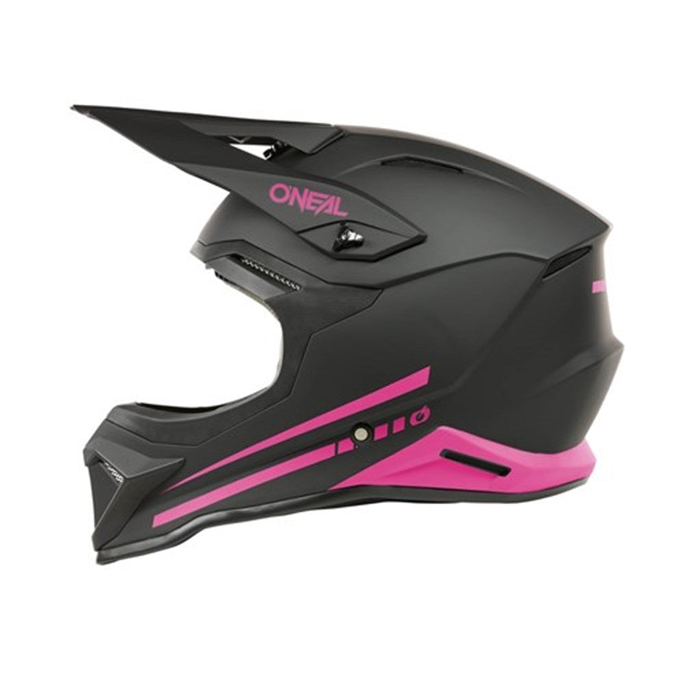 ONEAL 26 1SRS YOUTH HELM SOLID - MATTE BLK/PNK (XL) [SPC01]