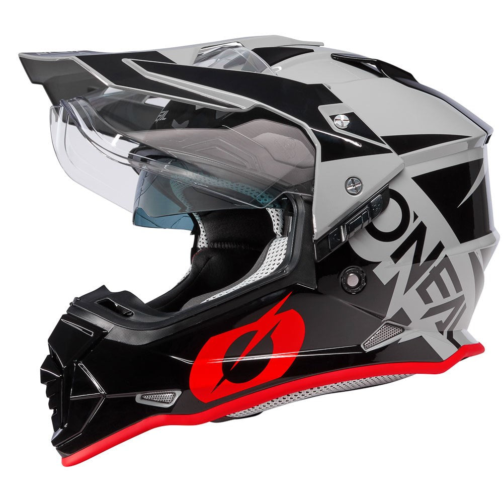 ONEAL 26 SIERRA HELM R - BLK/GRY/RED (XL)