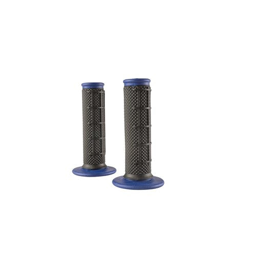 ONEAL MX PRO GRIPS HALF WAFFLE DUAL COMP - BLK/BLU (WAS 7160800)