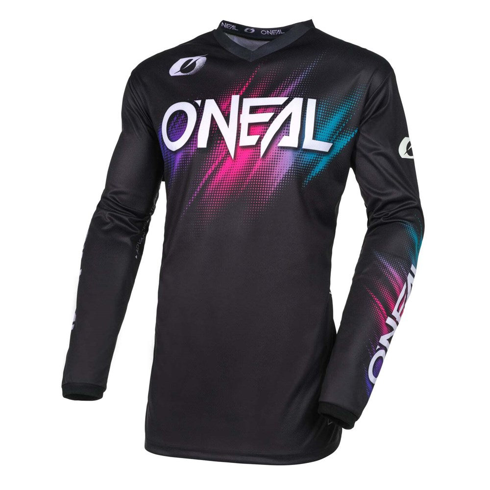 ONEAL ELEMENT JSY VOLTAGE V.24 BLK/PNK LADIES (W16 - 2XL)  [ONC01]