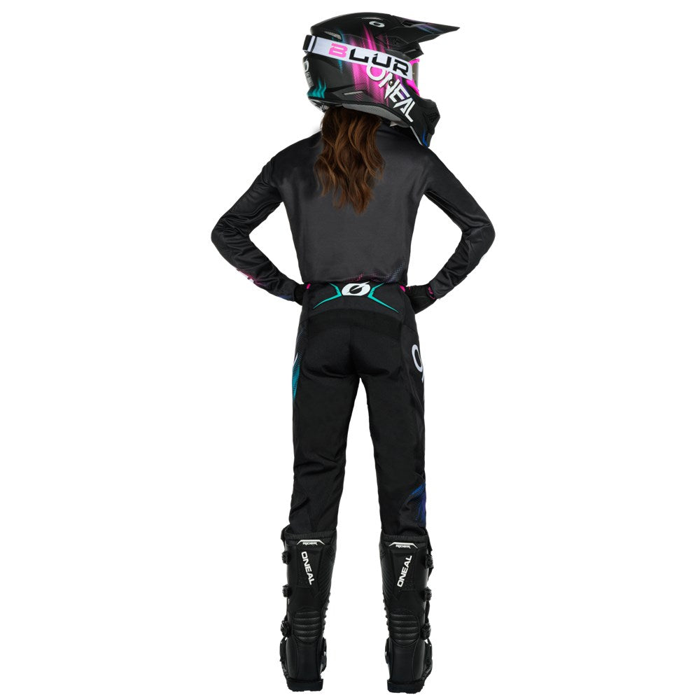 ONEAL ELEMENT JSY VOLTAGE V.24 BLK/PNK LADIES (W16 - 2XL)  [ONC01]
