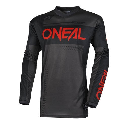 ONEAL ELEMENT JSY RACEWEAR V.25 - BLK/GRY/RED (XL)  [ONC01]