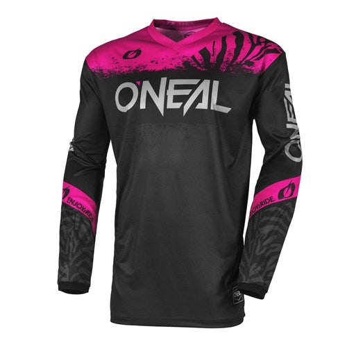ONEAL ELEMENT LADIES JSY SHOCKER V.25 - BLK/PNK (W14 - XL)  [ONC01]