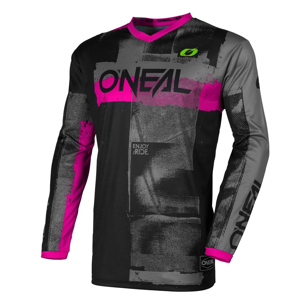 ONEAL 26 ELEMENT LADIES JSY ROLLER - BLK/PNK (W12 - LG)