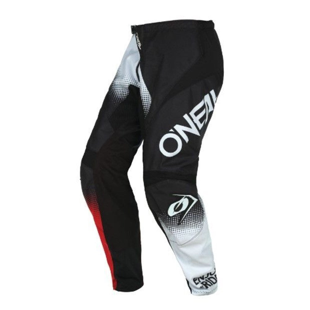 ONEAL ELEMENT YOUTH PANT RACEWEAR V.22 - BLK/WHT/RED (18 - 2/3)  [ONC01] #