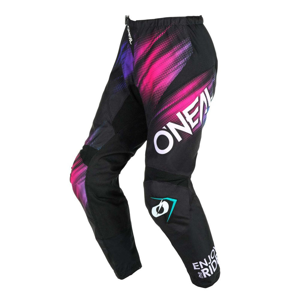 ONEAL ELEMENT PANT VOLTAGE V.24 BLK/PNK YOUTH GIRLS 12/14T (26)  [ONC01]