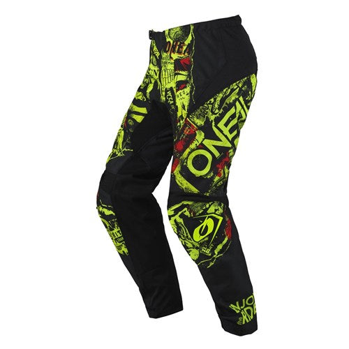 ONEAL ELEMENT YOUTH PANT ATTACK V.25 - BLK/N-YEL (20)  [ONC01]