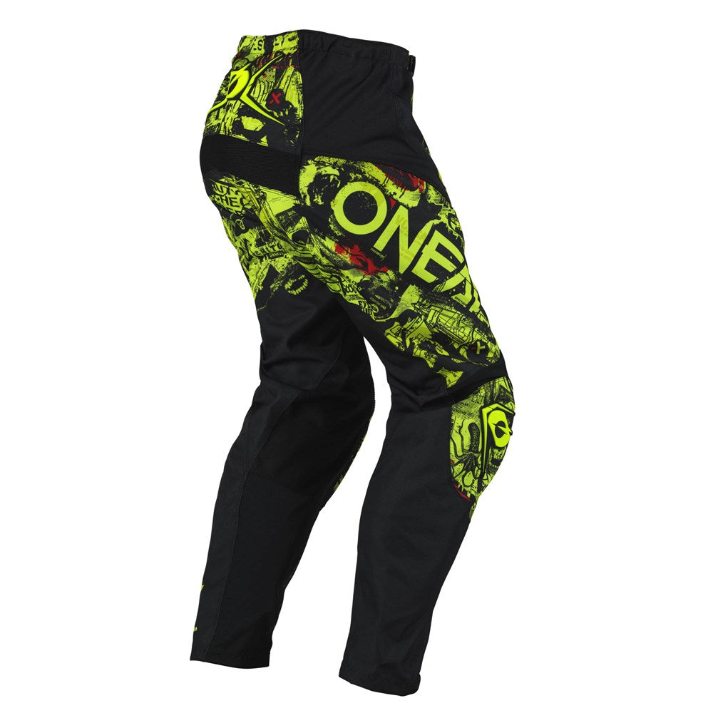 ONEAL ELEMENT YOUTH PANT ATTACK V.25 - BLK/N-YEL (28)  [ONC01]