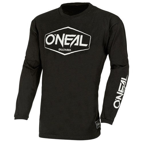 ONEAL 26 ELEMENT COTTON YOUTH JSY HEXX - BLK/WHT (LG)
