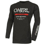 ONEAL 26 ELEMENT COTTON YOUTH JSY SQUADRON - BLK/GRY (XS)