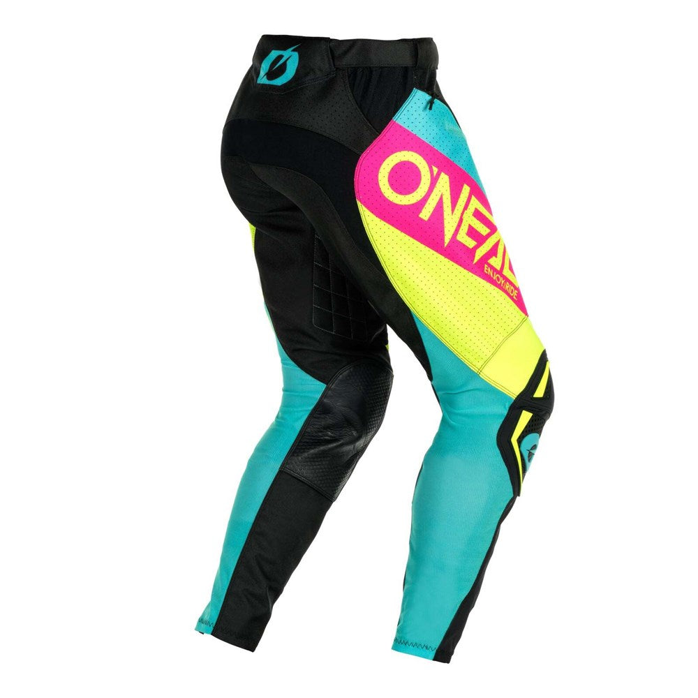 ONEAL HARDWEAR AIR PANT SLAM V.24 BLK/N-YEL/PNK (28)  [ONC01]