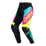 ONEAL HARDWEAR AIR PANT SLAM V.24 BLK/N-YEL/PNK (34)  [ONC01]