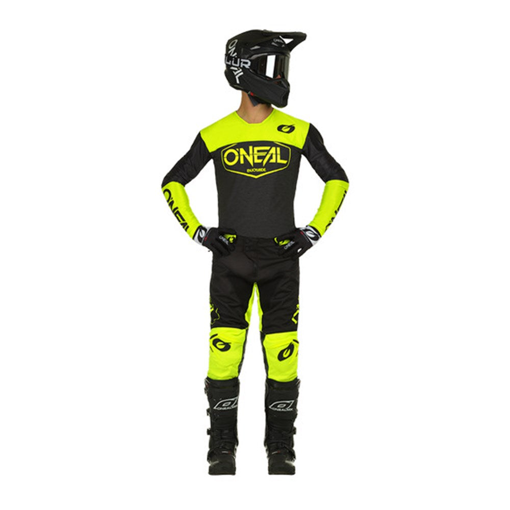 ONEAL MAYHEM YOUTH PANT HEXX V.22 - BLK/YEL (22 - 5/6)  [ONC01]