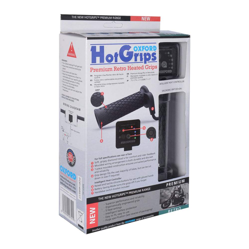 Oxford HotGrips?  Premium Retro with V8 Switch