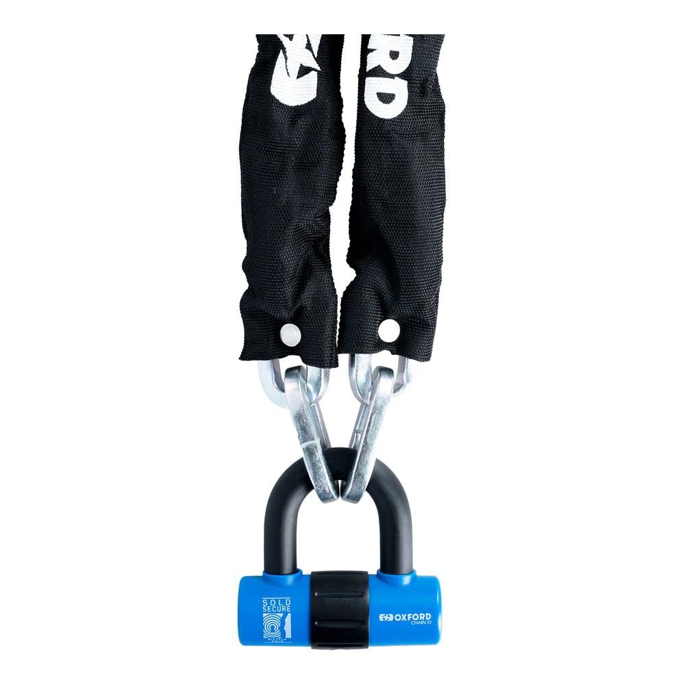 Oxford Chain 10mm Lock & Mini Shackle 10mmx1400mm