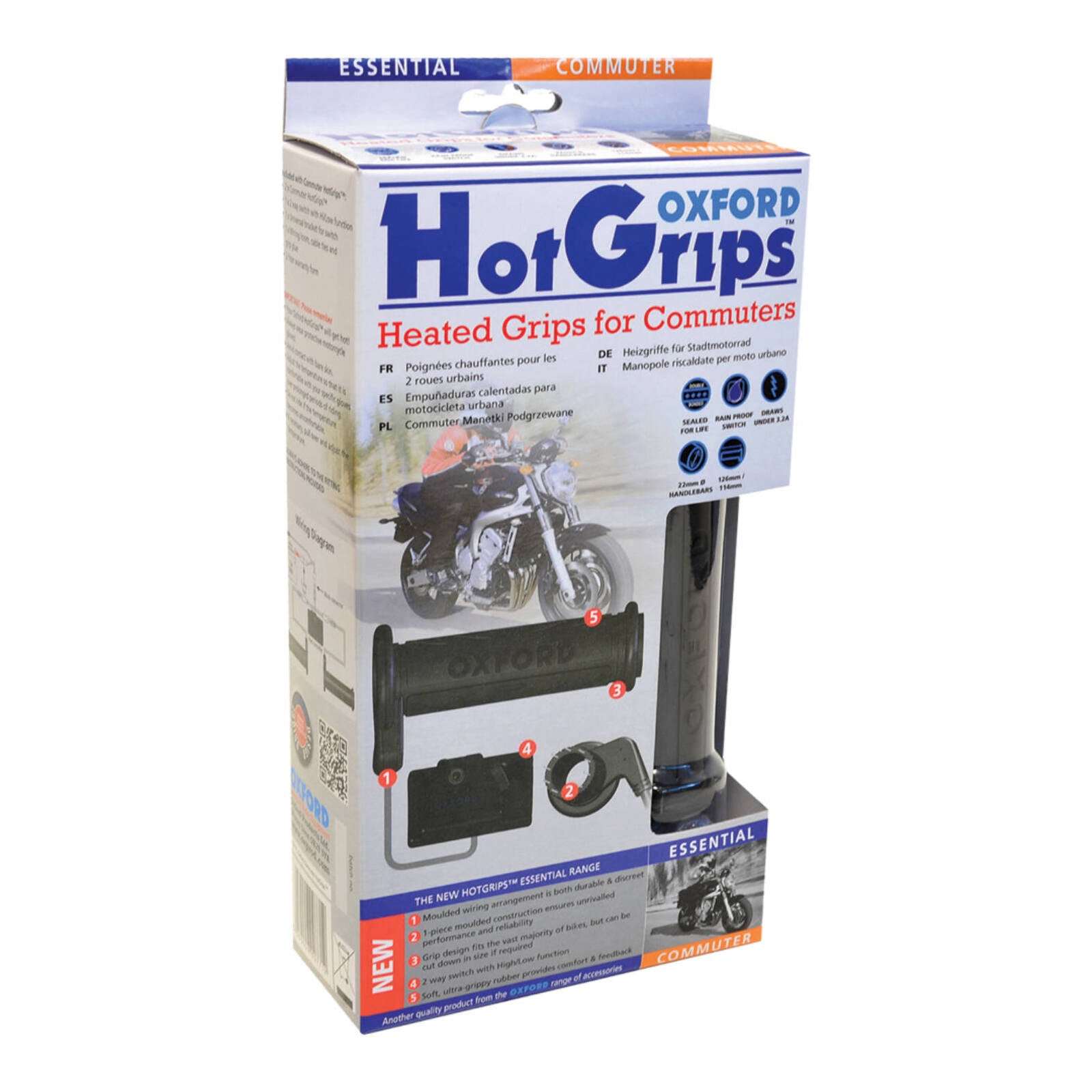 Oxford HotGrips?  Essential Commuter & Handlebar Switch