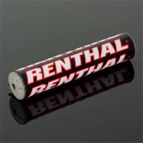 RENTHAL SX BAR PAD 10 INCH 240mm BLK/RED - GRY FOAM (P261)