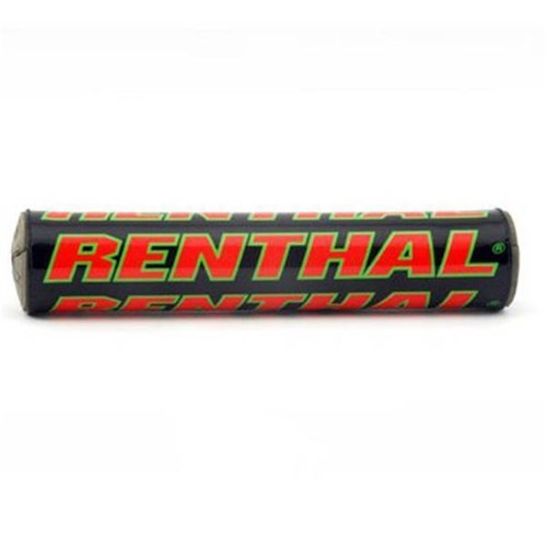 RENTHAL SX BAR PAD 10 INCH 240mm BLK/RED/GRN - GRY FOAM (P272)