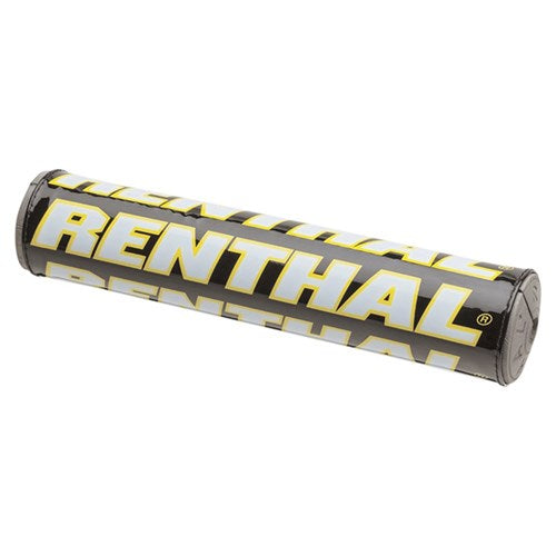 RENTHAL SX BAR PAD 10 INCH 240mm BLK/WHT/YEL - GRY FOAM (P287)