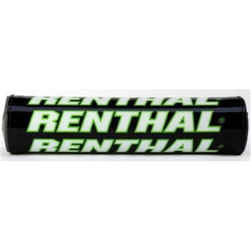 RENTHAL SX BAR PAD MINI 8.5 INCH 205mm BLK/WHT/GRN - GRY FOAM (P292)