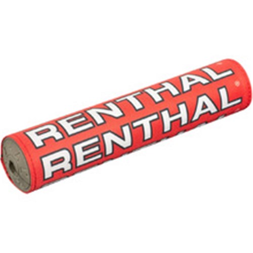 RENTHAL SX BAR PAD VINTAGE 10 INCH 240mm RED/BLK/WHT - GRY FOAM (P352)