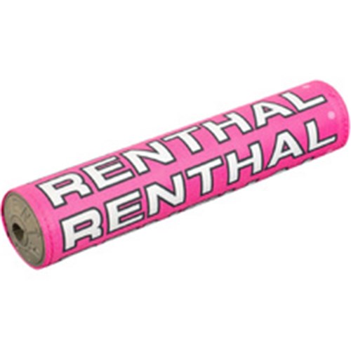 RENTHAL SX BAR PAD VINTAGE 10 INCH 240mm PNK/BLK/WHT - GRY FOAM (P356)