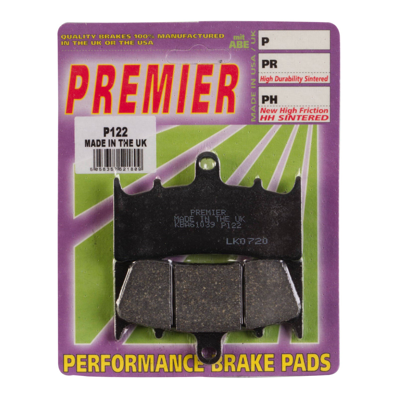 Premier Brake Pads P Organic Standard