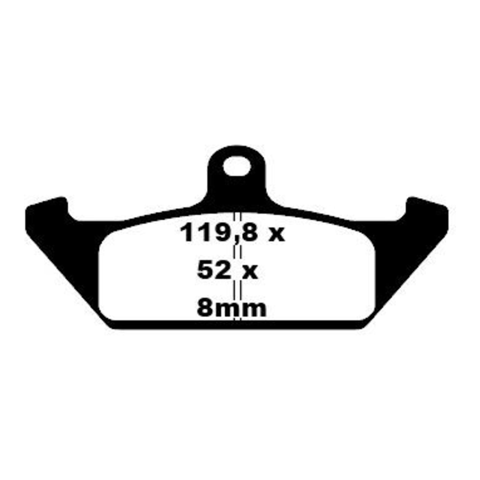 Premier Brake Pads P Organic Standard