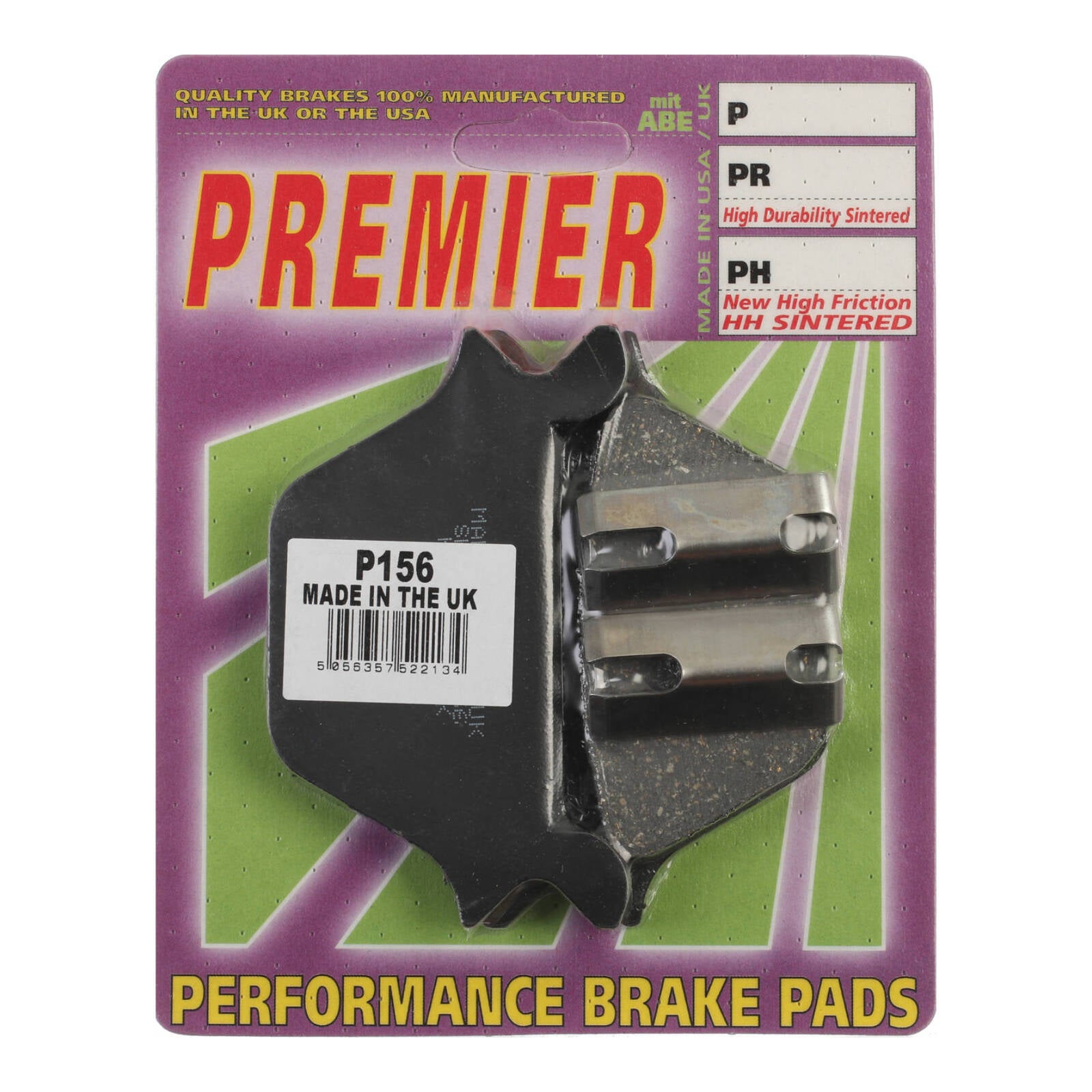Premier Brake Pads P Organic Standard