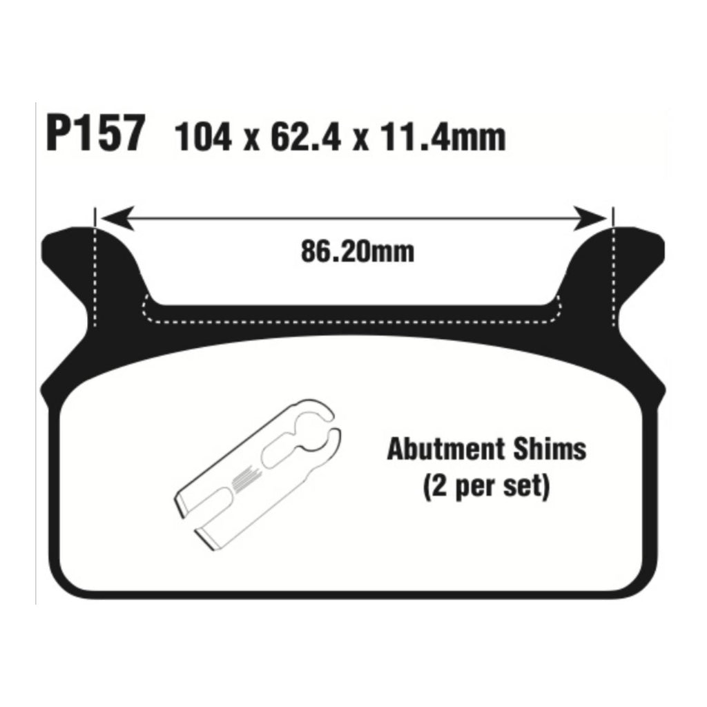 Premier Brake Pads P Organic Standard