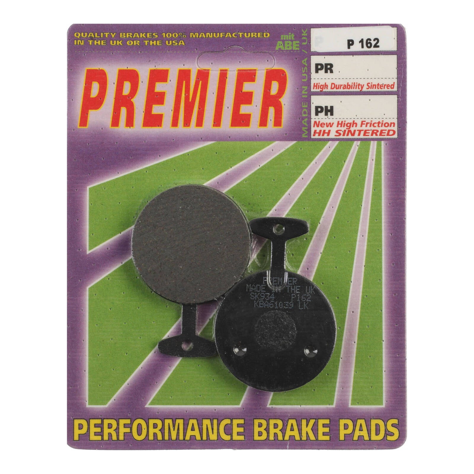 Premier Brake Pads P Organic Standard