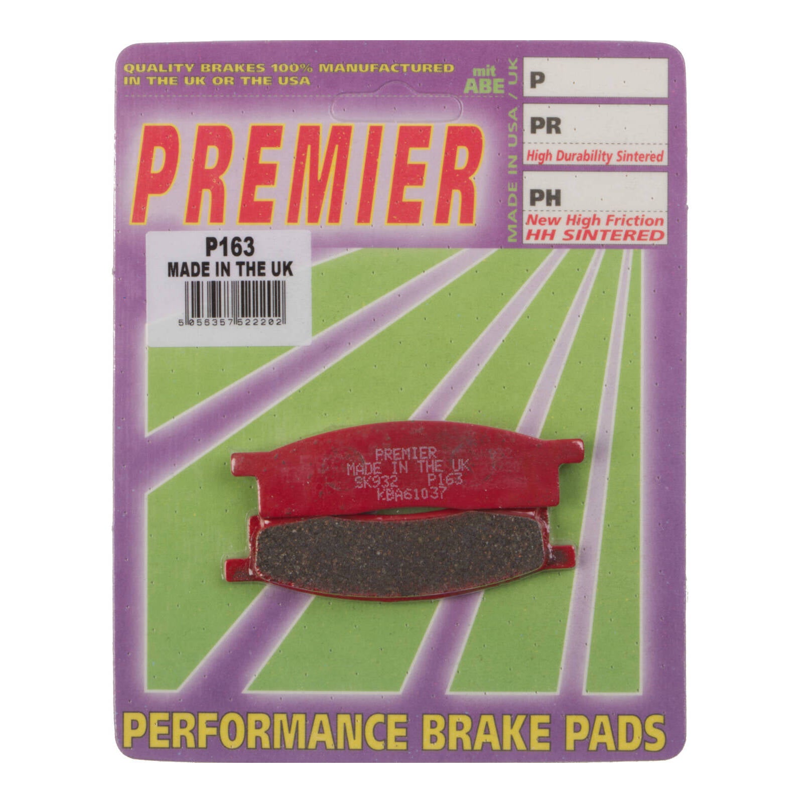Premier Brake Pads P Organic Standard