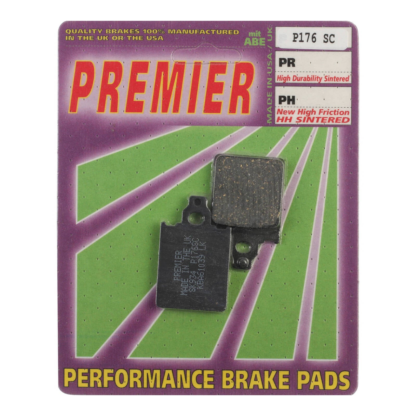 Premier Brake Pads P Organic Standard