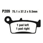 Premier Brake Pads P Organic Standard