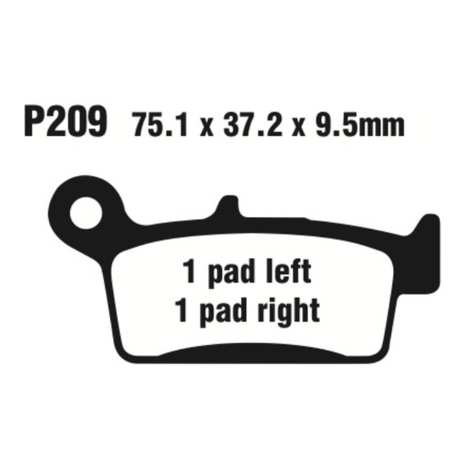 Premier Brake Pads P Organic Standard