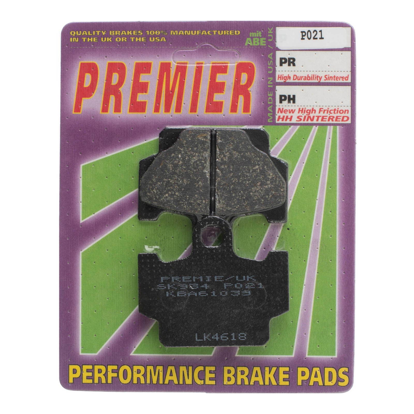 Premier Brake Pads P Organic Standard