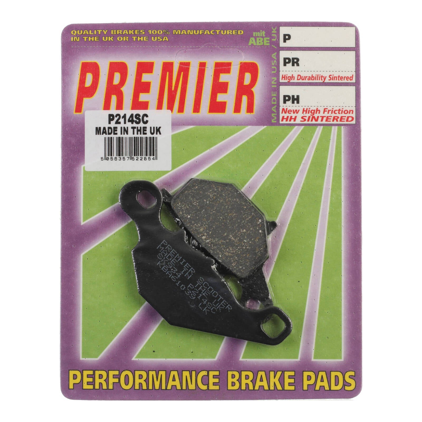 Premier Brake Pads P Organic Standard