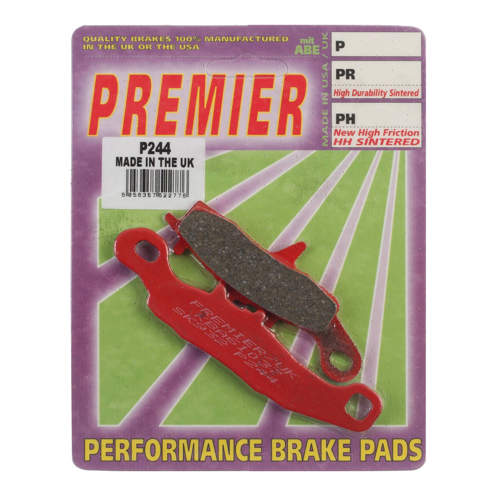 Premier Brake Pads P Organic Standard