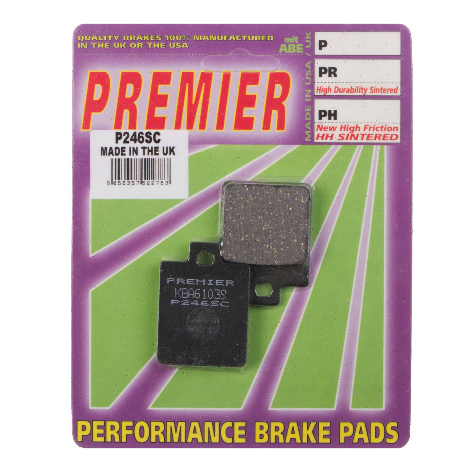 Premier Brake Pads P Sc Organic Scooter