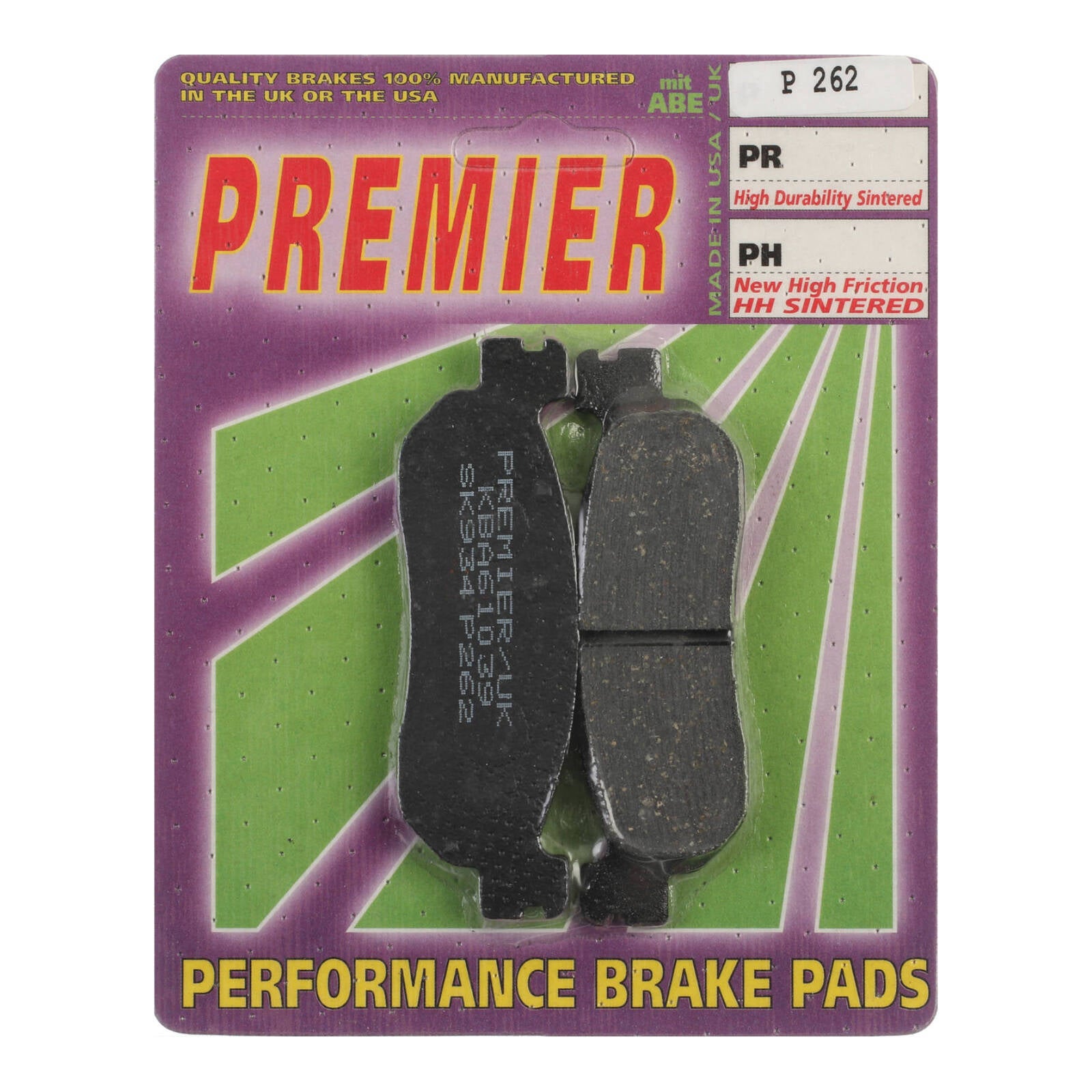 Premier Brake Pads P Organic Standard