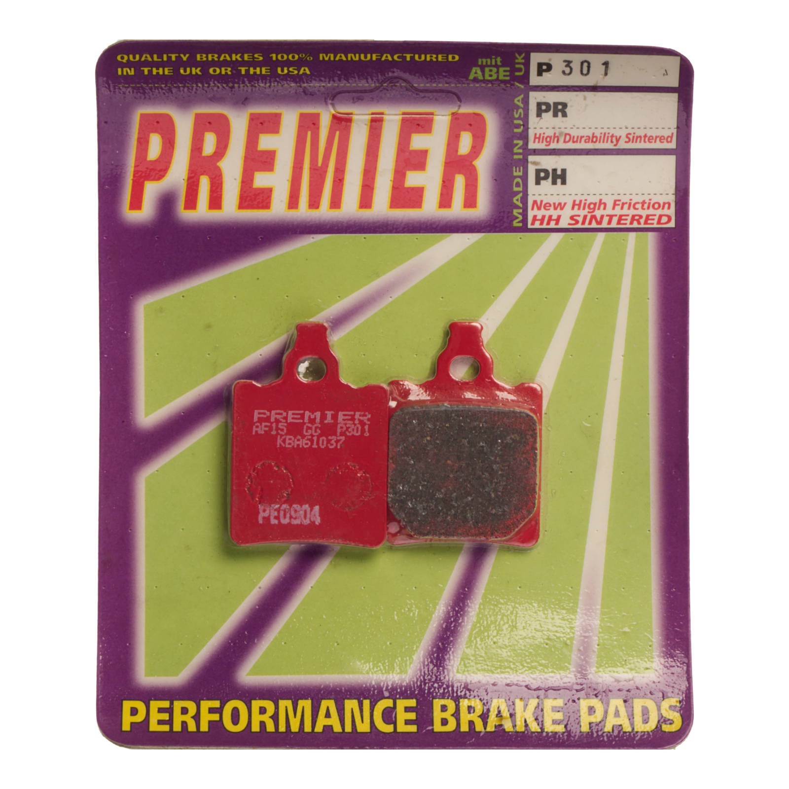 Premier Brake Pads P Organic Standard