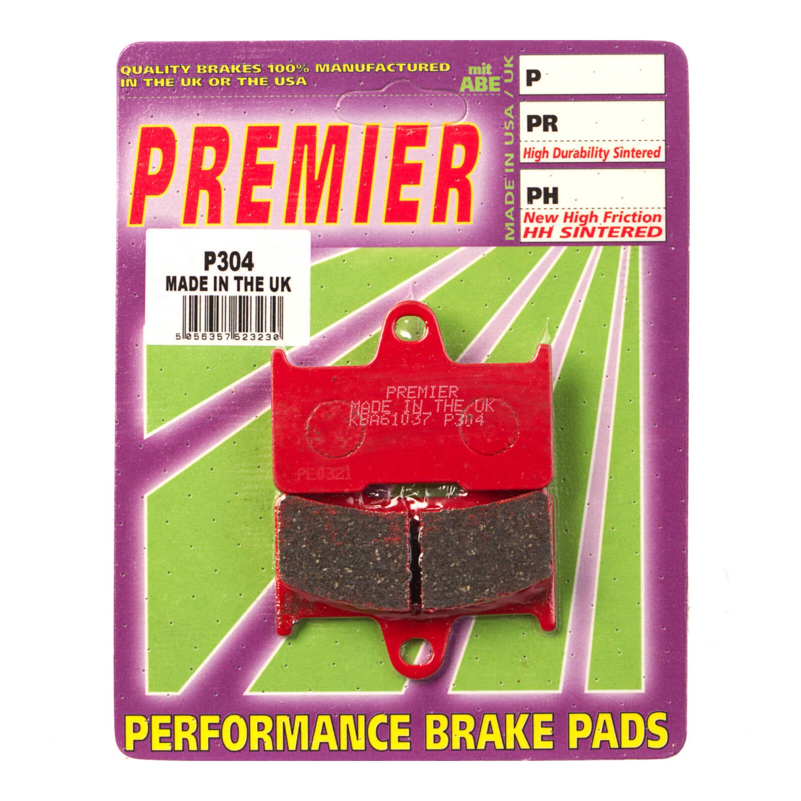 Premier Brake Pads P Organic Standard