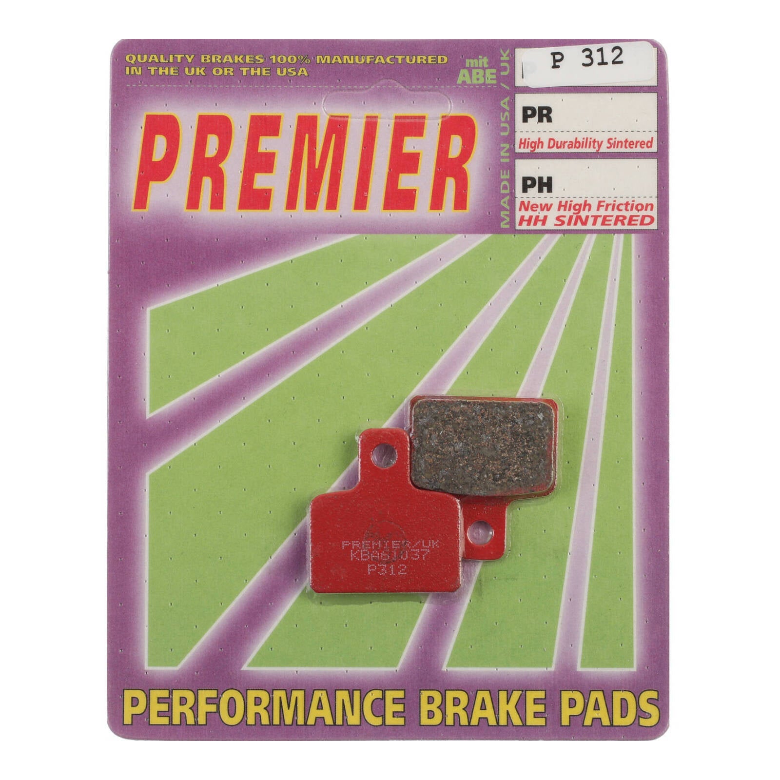 Premier Brake Pads P Organic Standard