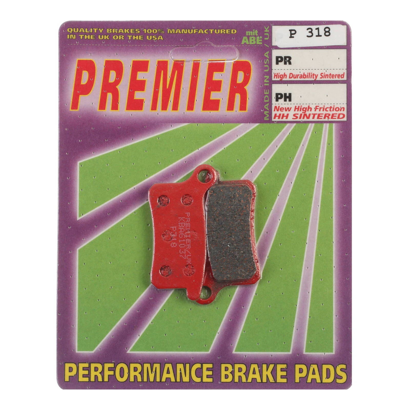Premier Brake Pads P Organic Standard