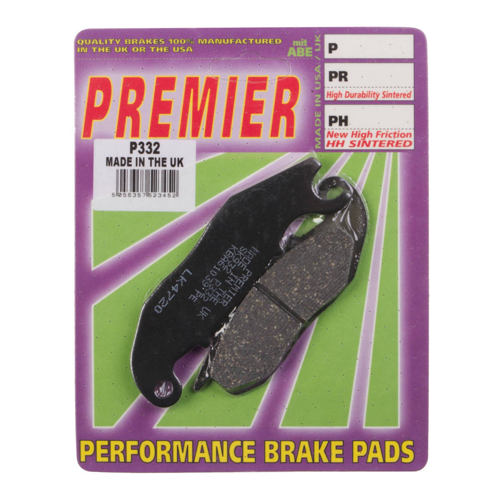 Premier Brake Pads P Organic Standard