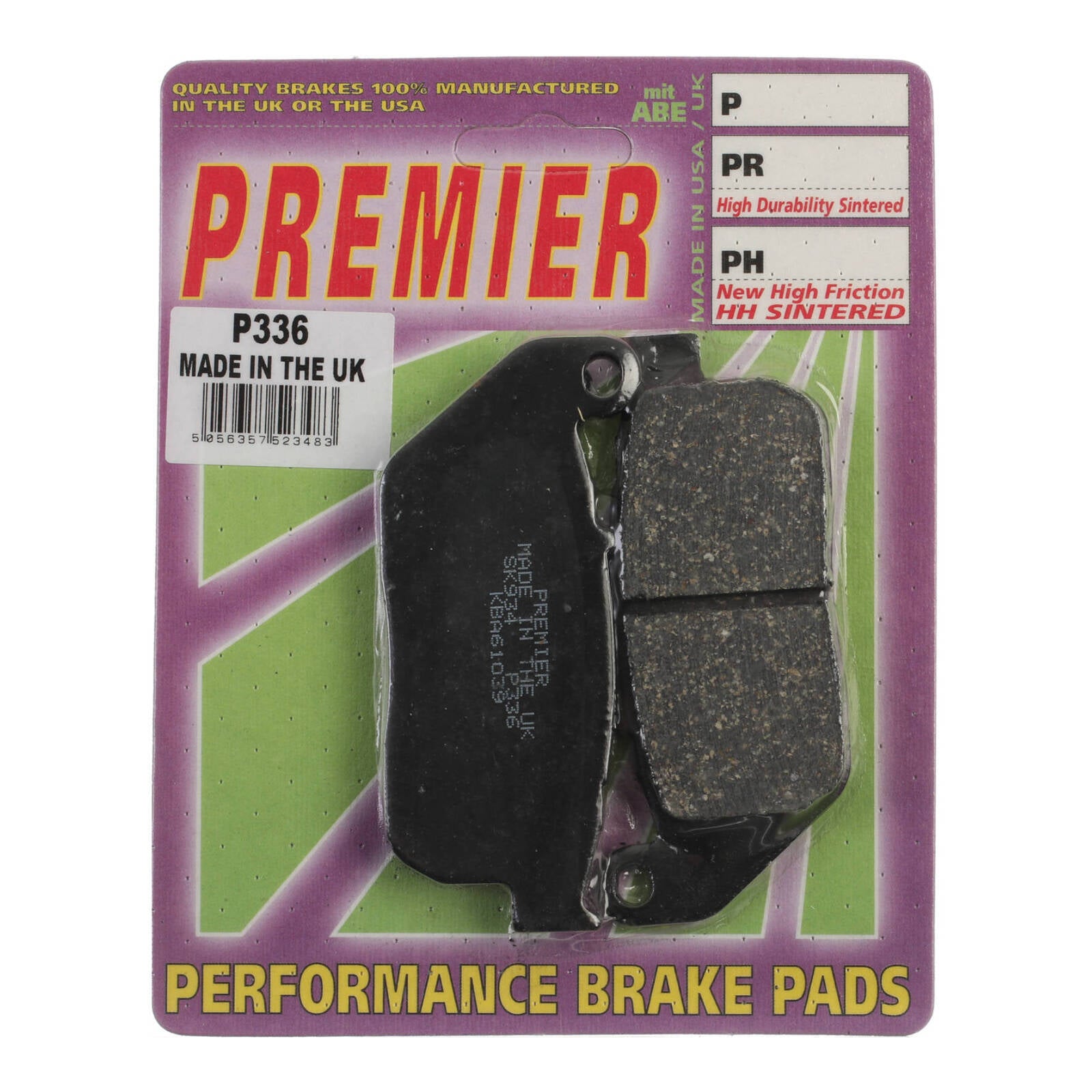 Premier Brake Pads P Organic Standard