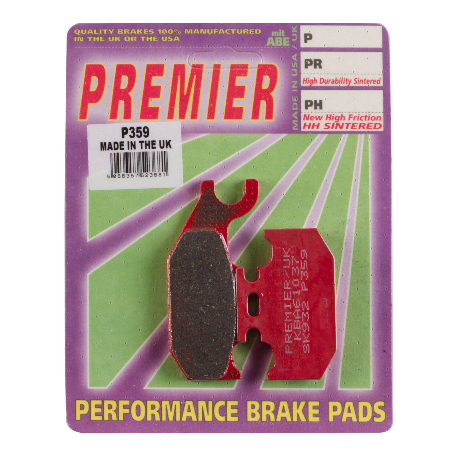 Premier Brake Pads P Organic Standard
