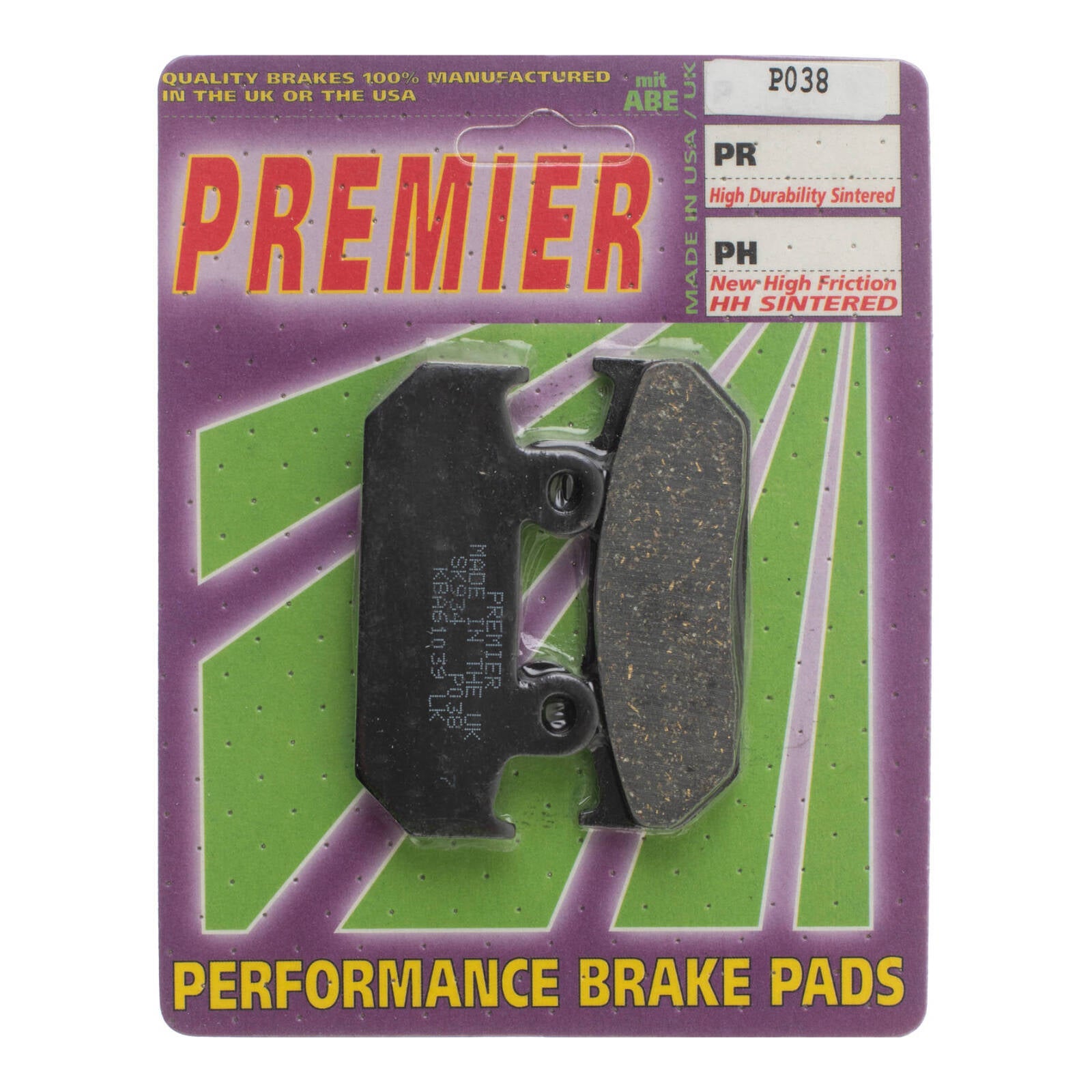 Premier Brake Pads P Organic Standard