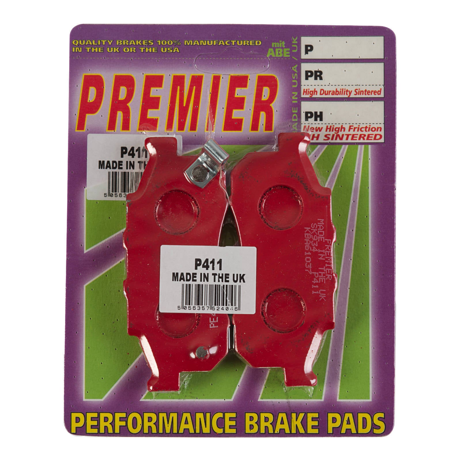 Premier Brake Pads P Organic Standard